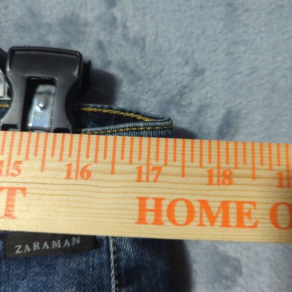 Zara Man Men's Jeans Denim Collection Size 36x29 Medium Wash Taper Casual Pants - Picture 5 of 7